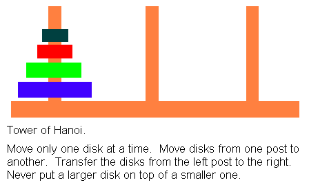 Tower of Hanoi Puzzle Image